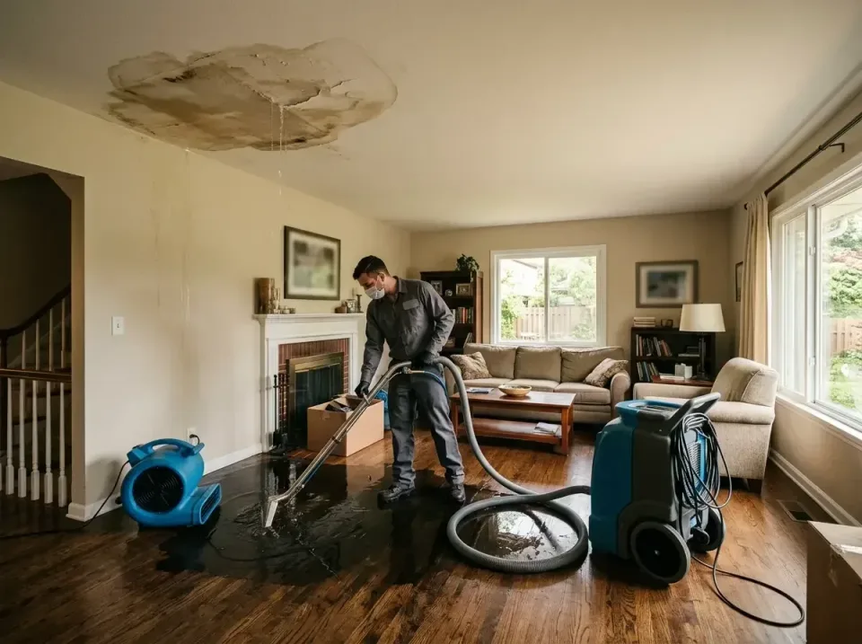 attic-pipe-burst-ceiling-drip-008 — frequently asked questions, Water Damage Restoration & Carpet Care in Independence, OH